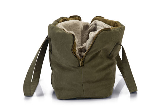 Beeztees DBL Köpek Taşıma Çantası, Yıkanabilir, 6,5Kg'ye kadar, Yeşil, 40x20x28cm - 5