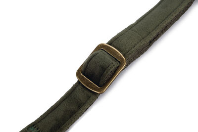 Beeztees DBL Köpek Tasması, Kadife, Nefti, 26-40cm, 15mm