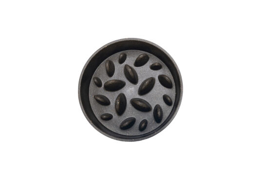 Beeztees DBL Köpek Yavaş Besleme Mama Kabı, Bambu, Antrasit, 17cm, 800ml - 1