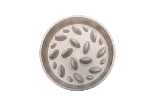 Beeztees DBL Köpek Yavaş Besleme Mama Kabı, Bambu, Bej, 21cm, 1430ml - 5