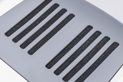 Beeztees Kapalı Büyük Kedi Tuvaleti, Koku Filtreli, Gri Beyaz, 75,5x56x55,5cm