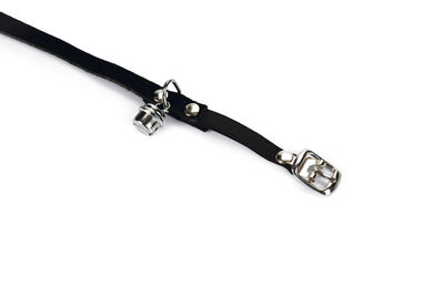 Beeztees Kedi Boyun Tasması, Süet, Siyah, 24-29cm