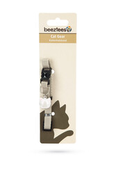 Beeztees Kedi Boyun Tasması, Zilli, Açık Gri, 20-30cm - Thumbnail