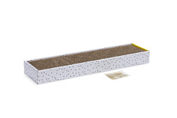 Beeztees Kedi Karton Tırmalama Kutusu ve Kediotu, 47x12,5x4,5cm - Beeztees