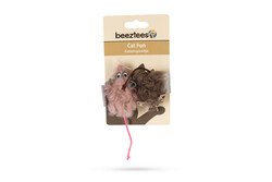 Beeztees Kedi Oyuncağı, Fare, Peluş, 14,5x5x1,5cm - Thumbnail