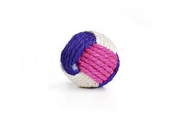 Beeztees - Beeztees Kedi Oyuncağı, Sisal Örgü Top, Kediotlu, 6cm