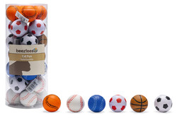 Beeztees Kedi Oyuncağı, Sünger Oyun Topu, Çeşitli Renklerde, 4,5cm - Thumbnail