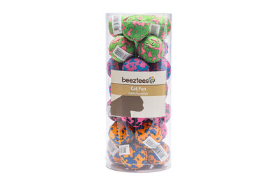 Beeztees Kedi Oyuncağı, Top, Kumaş, Çeşitli Renklerde, 4cm