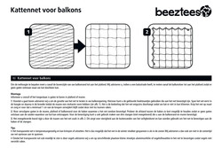 Beeztees Kedi Pencere veya Balkon Koruma Filesi, Şeffaf, 4x3m - Thumbnail