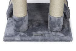 Beeztees Kedi Tırmalama, Gri, 35x35x82cm - Thumbnail