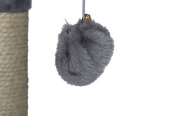 Beeztees Kedi Tırmalama, Gri, 35x35x82cm - Thumbnail