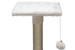 Beeztees Kedi Tırmalama, Krem, 40x35x82x110cm - Thumbnail