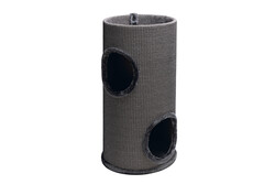 Beeztees Kedi Tırmalama ve Oyun Evi, Gri, 37x70cm - Beeztees