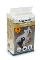 Beeztees Köpek Alt Bezi, Mükemmel Uyum, Kullan-At, Siyah, 12 Adet, M - 6