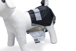 Beeztees Köpek Alt Bezi, Mükemmel Uyum, Kullan-At, Siyah, 22 Adet, XS - 6