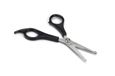 Beeztees Köpek Burun ve Kulak Tüy Düzletme ve Bakım Makası, Siyah, 15cm, 15x6x0,5cm - 3