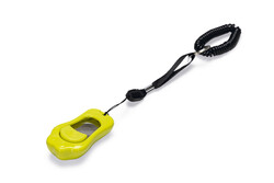 Beeztees Köpek Eğitim Klikırı, Karabina ve Bağlama Kordonlu, Yeşil, 6,5x4x2cm - Beeztees