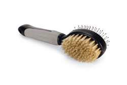 Beeztees Köpek Fırçası ve Tarağı, Çift Taraflı, SM, Siyah Gri, 21cm, 21x6x6cm - Beeztees