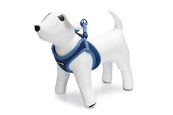 Beeztees - Beeztees Köpek Göğüs Tasması, Neopren, Mavi, M, 41-46cm