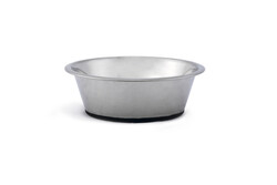 Beeztees Köpek Mama Su Kabı, Kaymaz Tabanlı, Paslanmaz Çelik, 25cm, 2,7L - Beeztees