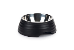 Beeztees - Beeztees Köpek Mama Su Kabı, Paslanmaz Çelik, 17,5cm