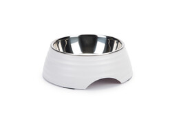 Beeztees - Beeztees Köpek Mama Su Kabı, Paslanmaz Çelik, 17,5cm