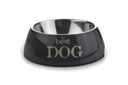 Beeztees - Beeztees Köpek Mama Su Kabı, Paslanmaz Çelik, 22cm, 700ml