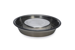 Beeztees Köpek Mama Su Kabı, Paslanmaz Çelik, Kaymaz, 22cm, 1,6L - Thumbnail