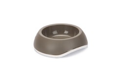 Beeztees - Beeztees Köpek Mama Su Kabı, Plastik, Premium, Gri, 11,5cm, 300ml