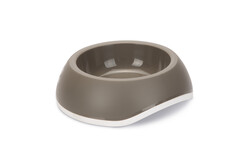 Beeztees - Beeztees Köpek Mama Su Kabı, Plastik, Premium, Gri, 14cm, 600ml