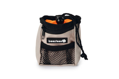 Beeztees Köpek Ödül ve Dışkı Toplama Poşeti Taşıma Bel Çantası, Gri, 8x14x10cm - 1