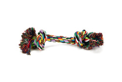 Beeztees Köpek Oyuncağı, Çift Düğümlü Diş İpi, Pamuk İplerden, 38x8x8cm, 300gr - Beeztees