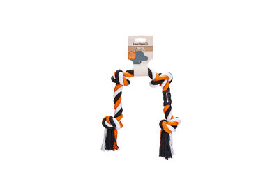 Beeztees Köpek Oyuncağı, Diş İpi, Dört Düğümlü, 57x6x5cm, 270gr