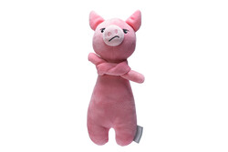 Beeztees - Beeztees Köpek Oyuncağı, Domuz, Peluş, Pembe, 31x11,5x8,5cm