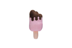 Beeztees - Beeztees Köpek Oyuncağı, Dondurma, Peluş, Pembe, 19x8x5cm