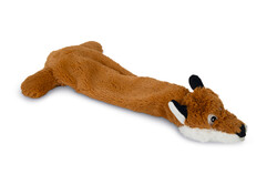 Beeztees - Beeztees Köpek Oyuncağı, İki Sesli, Tilki, Peluş, Kahverengi, 50cm