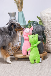 Beeztees Köpek Oyuncağı, Kurbağ, Peluş, Yeşil, 30x11,5x7,5cm - Thumbnail