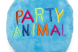 Beeztees Köpek Oyuncağı, Parti Balonu, Peluş, Mavi, 39x13x7,5cm - Thumbnail