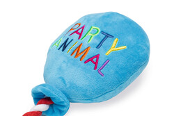 Beeztees Köpek Oyuncağı, Parti Balonu, Peluş, Mavi, 39x13x7,5cm - Thumbnail