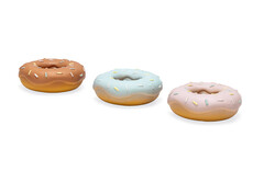 Beeztees - Beeztees Köpek Oyuncağı, Sesli, Donut, Lateks, Çeşitli Renklerde, 7x7x3cm
