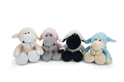 Beeztees Köpek Oyuncağı, Sesli, Koyun, Peluş, Çeşitli Renklerde, 20x15,5x11cm - Beeztees