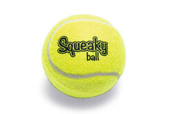 Beeztees - Beeztees Köpek Oyuncağı, Sesli, Tenis Topu, Sarı, 2 Adet, 8cm