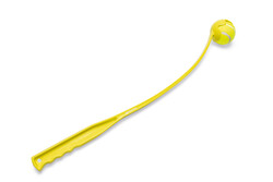 Beeztees Köpek Oyuncağı, Tenis Topu ve Fırlatıcısı, Mavi/Sarı, 62x6,5x6,5cm - Beeztees