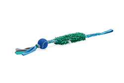 Beeztees Köpek Oyuncağı, Tut Getir Tenis Toplu, Peluş, Mavi-Yeşil, 90x10x6cm - Thumbnail