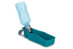 Beeztees Köpek Seyahat Su Şişesi, Mavi, 24,5x6,5x6,5cm, 250ml - Beeztees