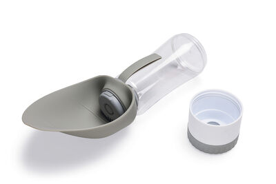 Beeztees Köpek Seyahat Su Şişesi, Ödül Kabı, Silikon, Çeşitli Renklerde, 25x9x9cm, 600ml - 14