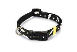 Beeztees - Beeztees Köpek Tasması, Siyah, 35-50cm, 20mm