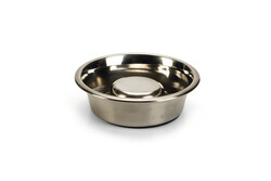 Beeztees - Beeztees Köpek Yavaş Besleme Mama Kabı, Paslanmaz Çelik, 16cm