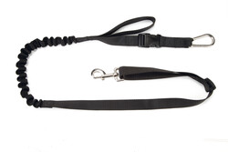 Beeztees Köpek Yürüyüş ve Koşu Şok Emicili Gezdirme Kayışı ve Bel Kemeri, Siyah, 100-130cm, 25mm - 2