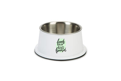 Beeztees Uzun Kulaklı Köpek Mama Su Kabı, Paslanmaz Çelik, Kaymaz, 16cm, 500ml - 1